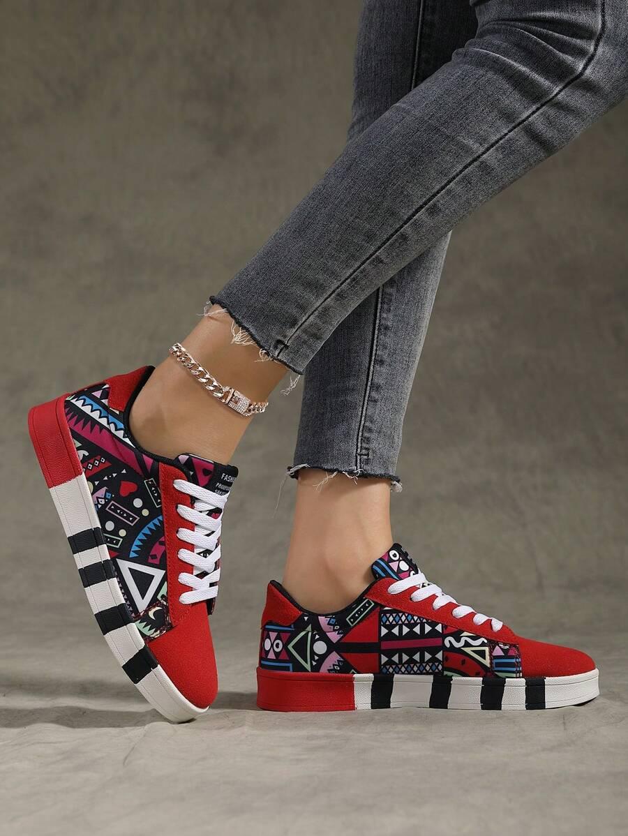 SHEIN SZNUROWANE TRAMPKI WZÓR S06__39