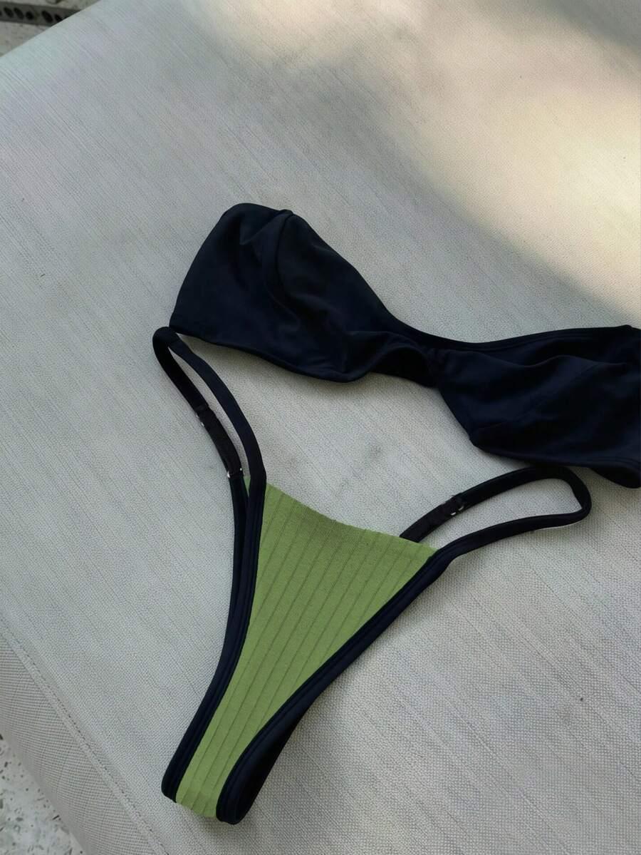 SHEIN DWUCZĘŚCIOWY STRÓJ KĄPIELOWY S09__S