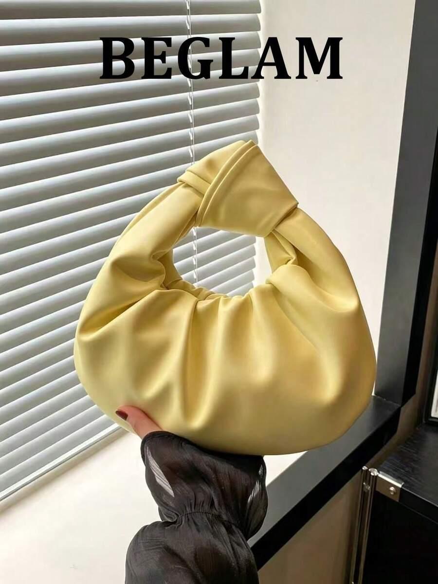 SHEIN ŻÓŁTA TOREBKA ZATRZASK S07__27X13