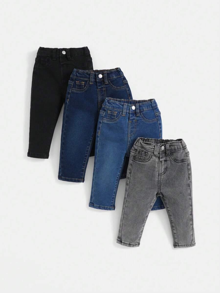 SHEIN SPODNIE JEANS 4-PACK S06__92-98