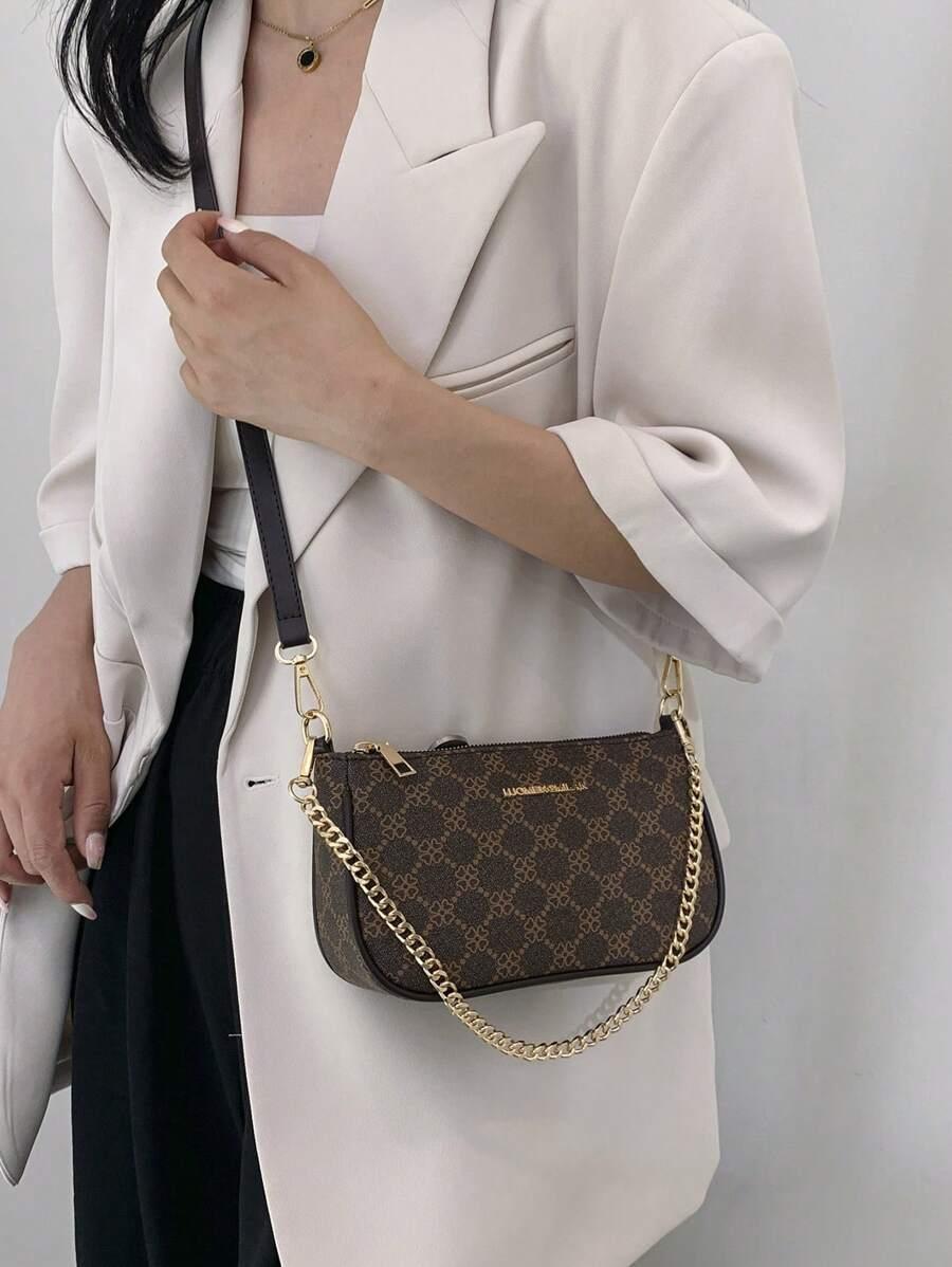 SHEIN BRĄZOWA TOREBKA NA RAMIĘ S07__20X12