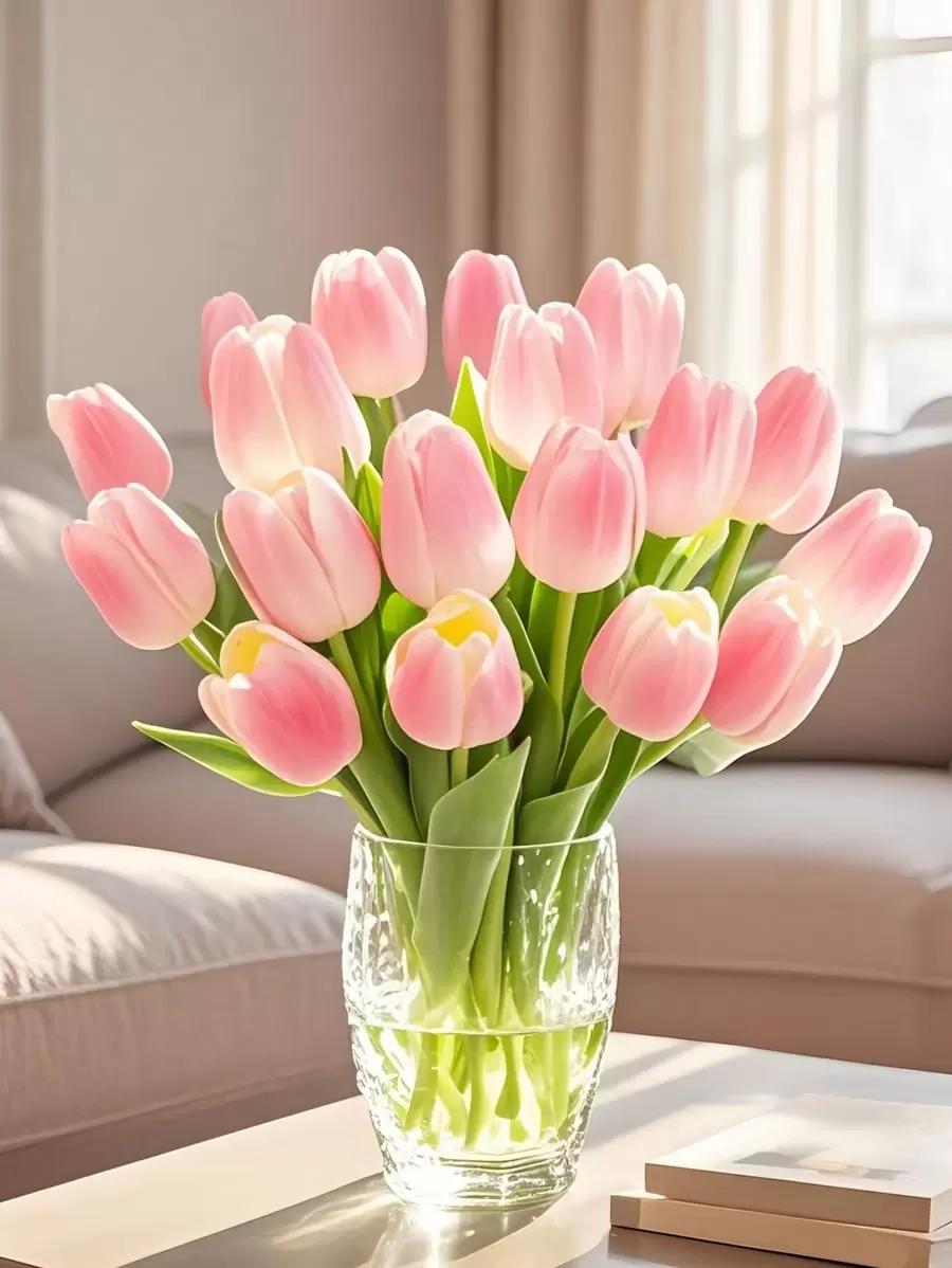 SHEIN SZTUCZNY KWIAT TULIPAN S07__34CM