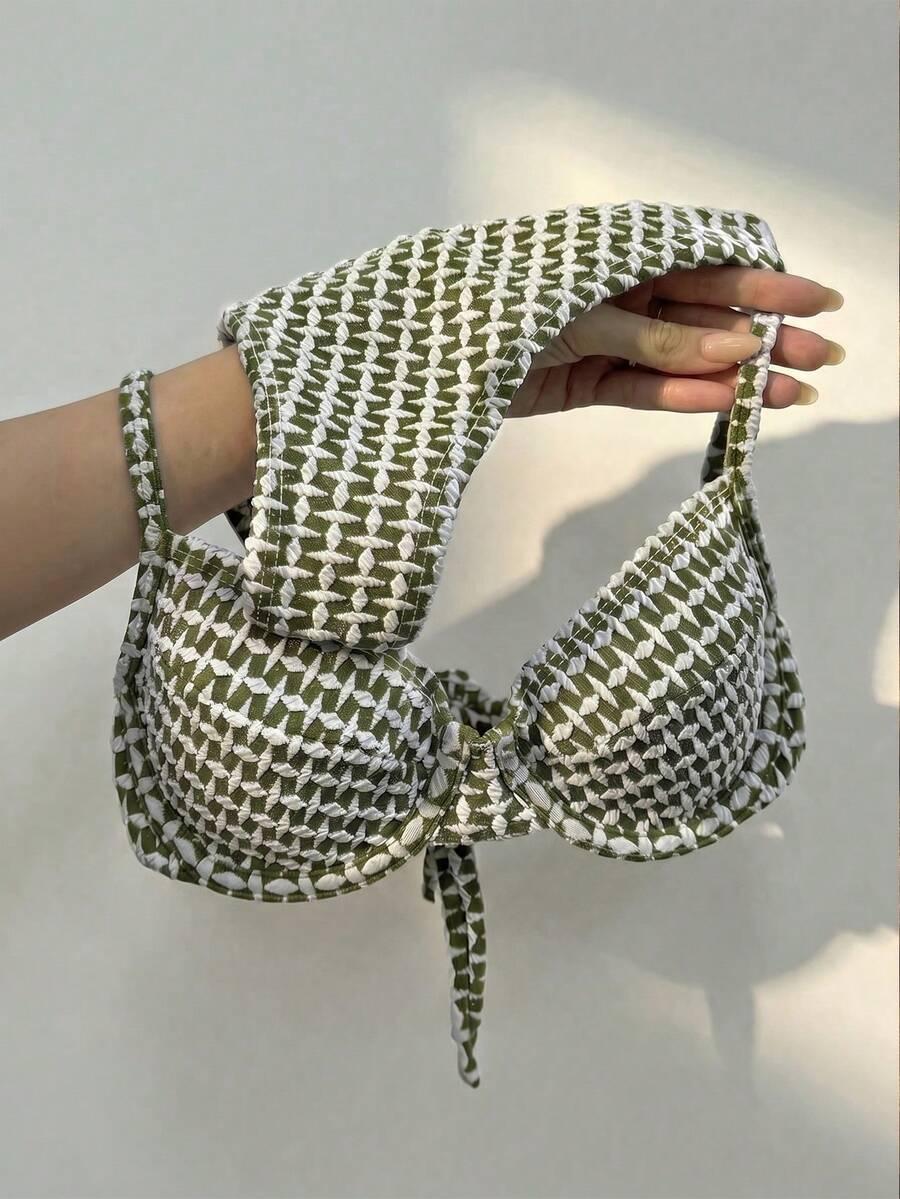 SHEIN GÓRA OD BIKINI WZÓR S09__L