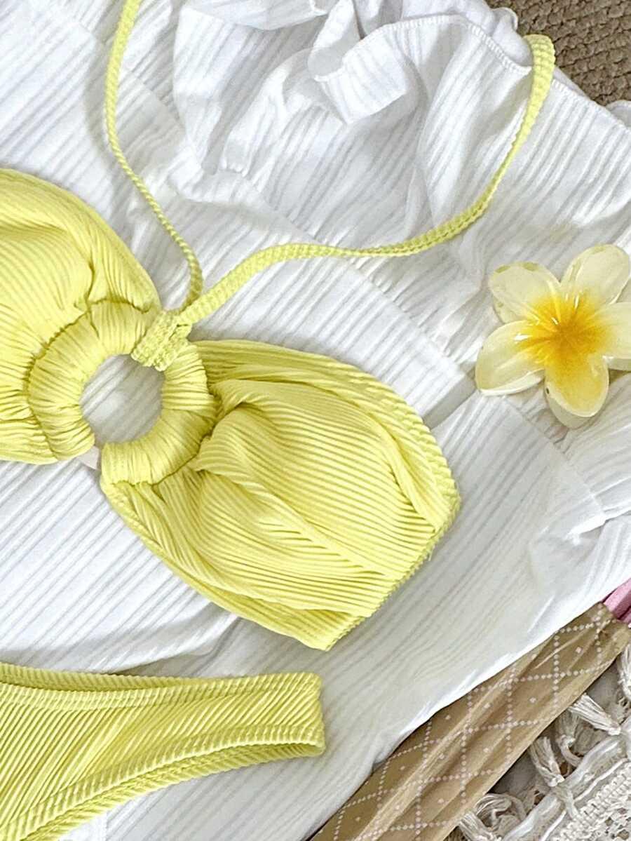 SHEIN DWUCZĘŚCIOWY STRÓJ KĄPIELOWY S09__M