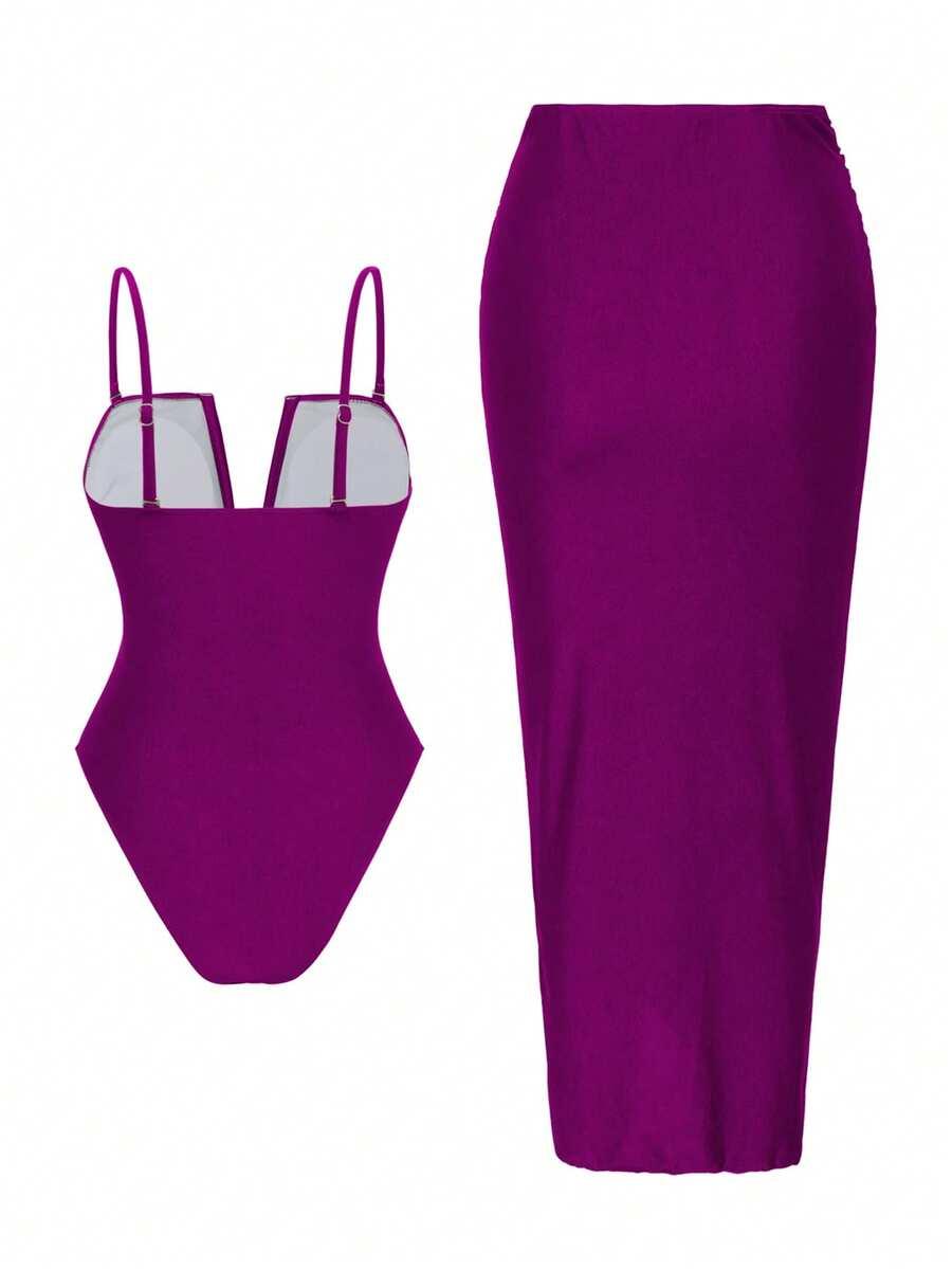 SWIM OASIS FIOLETOWY SARONG MARSZCZENIE S09__S