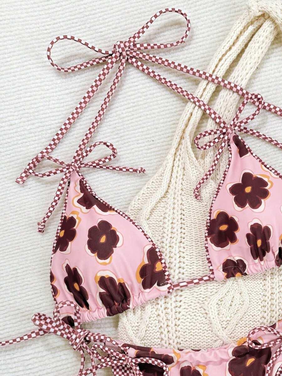 SHEIN DWUCZĘŚCIOWY STRÓJ KĄPIELOWY S09__S