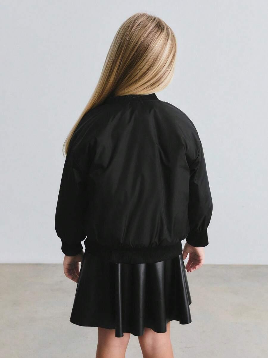 SHEIN CZARNA KURTKA ZAMEK W01__116-122