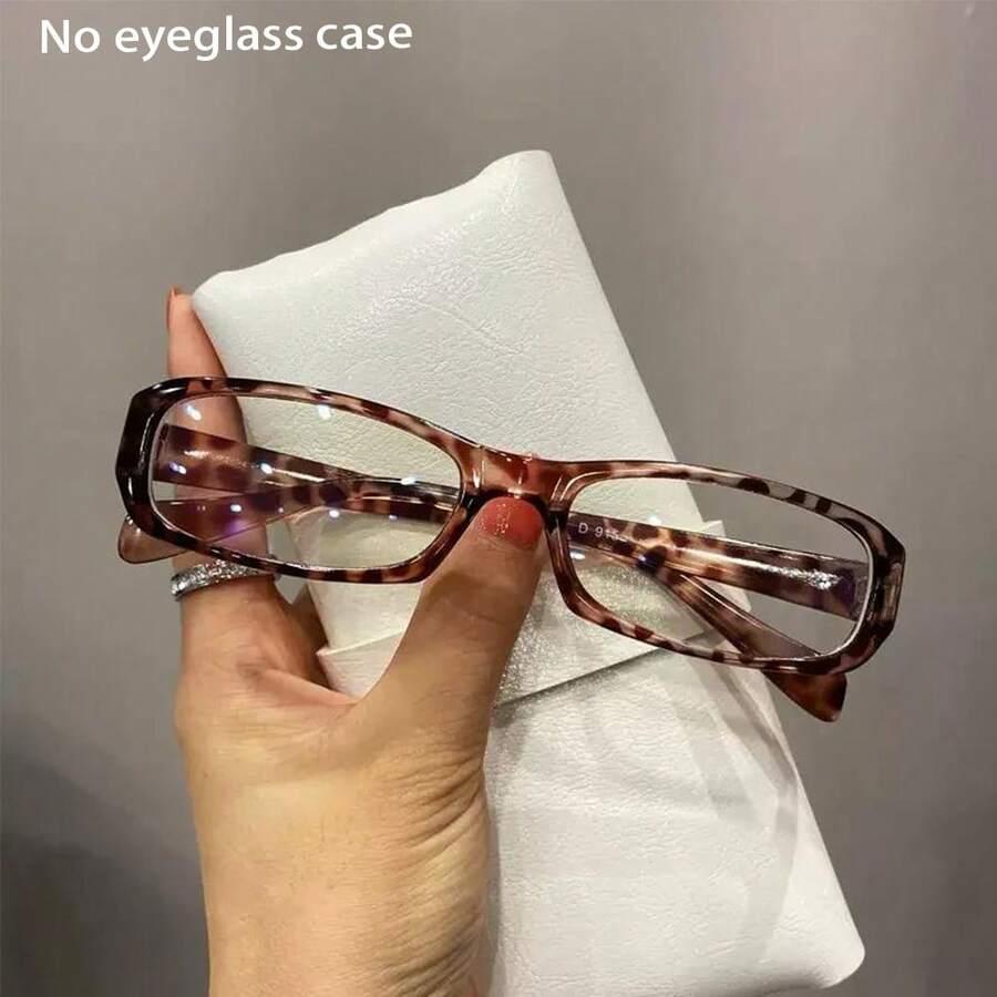 SHEIN OKULARY ZERÓWKI LEOPARD PRINT S07