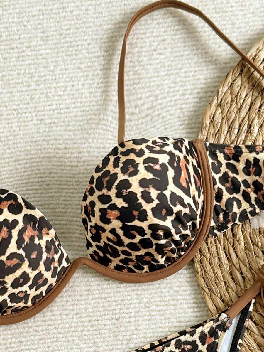 SWIM VCAY JEDNOCZĘŚCIOWY STRÓJ KĄPIELOWY ANIMAL PRINT S09__L