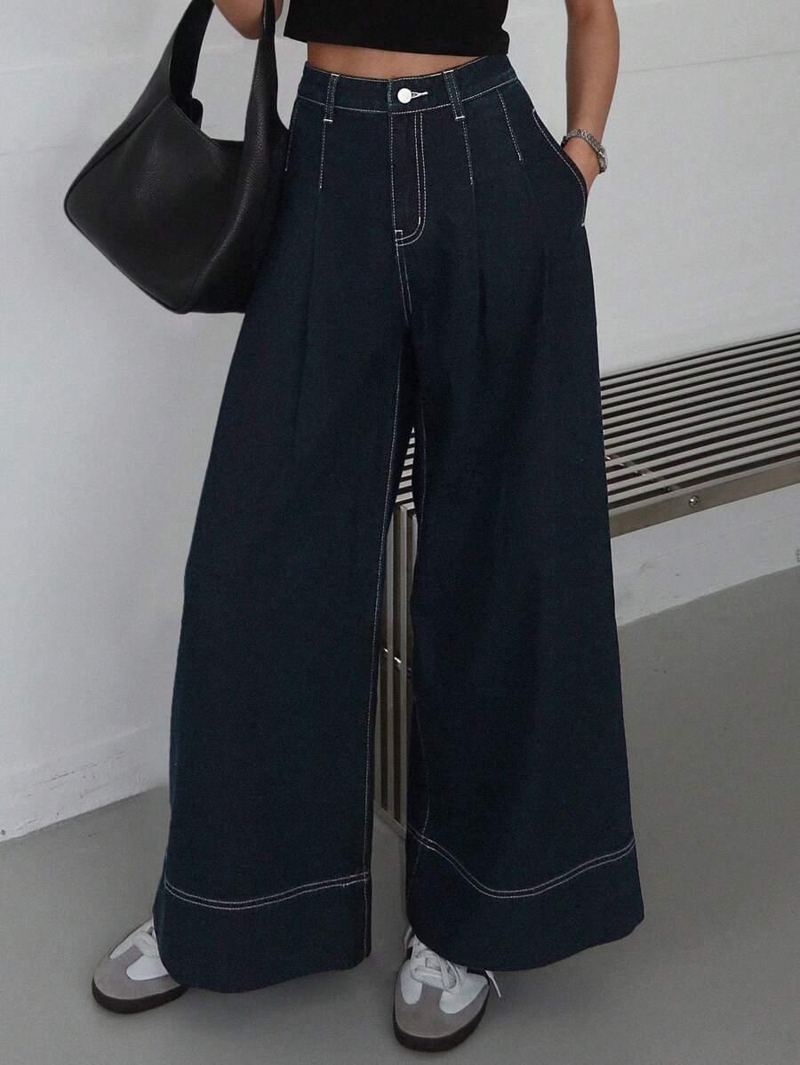 SHEIN NIEBIESKIE SPODNIE JEANS S06__M