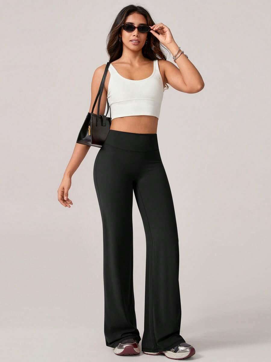 SHEIN CZARNE LEGGINSY PROSTA NOGAWKA