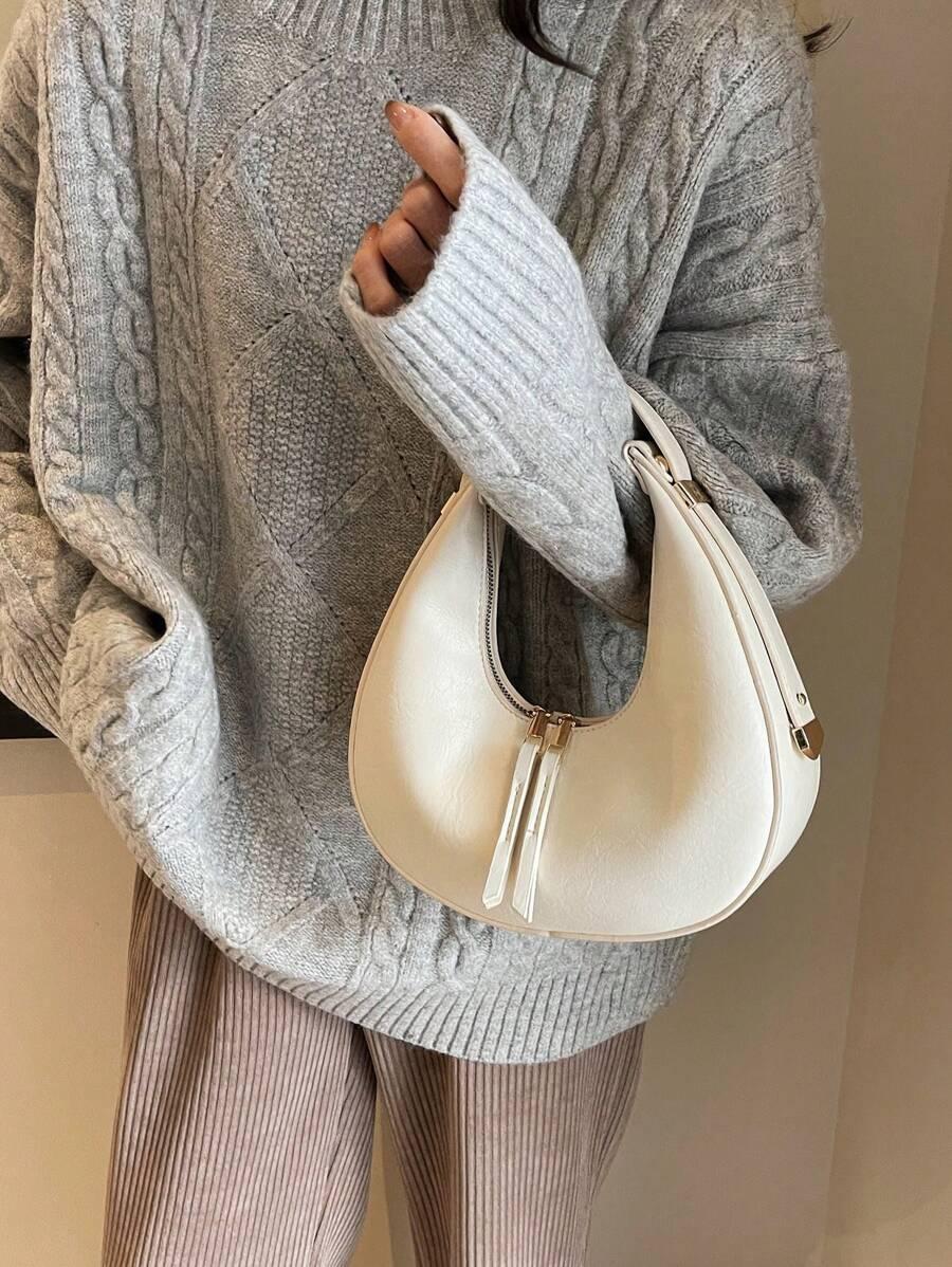 SHEIN BEŻOWA TOREBKA ROGAL S07__23X11