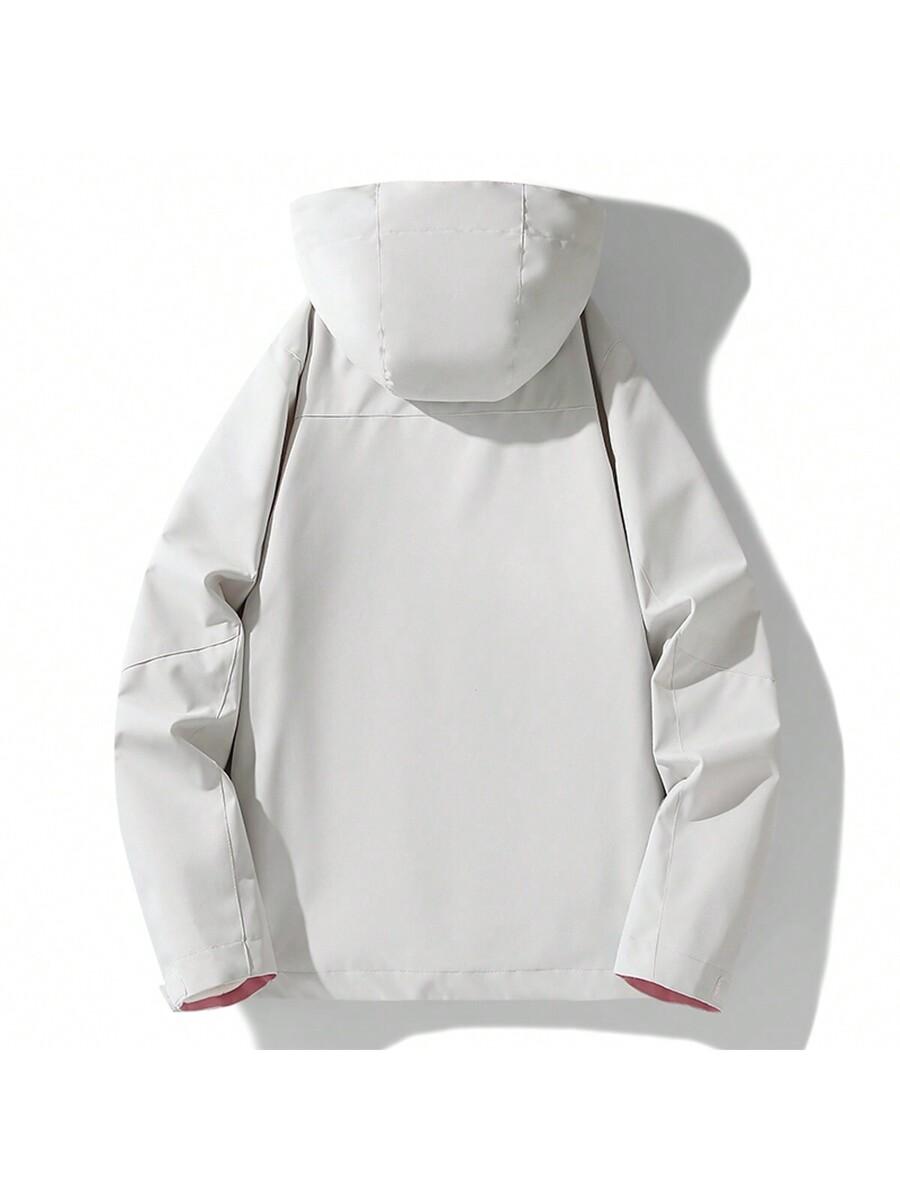 SHEIN BIAŁA KURTKA KAPTUR W01__XS