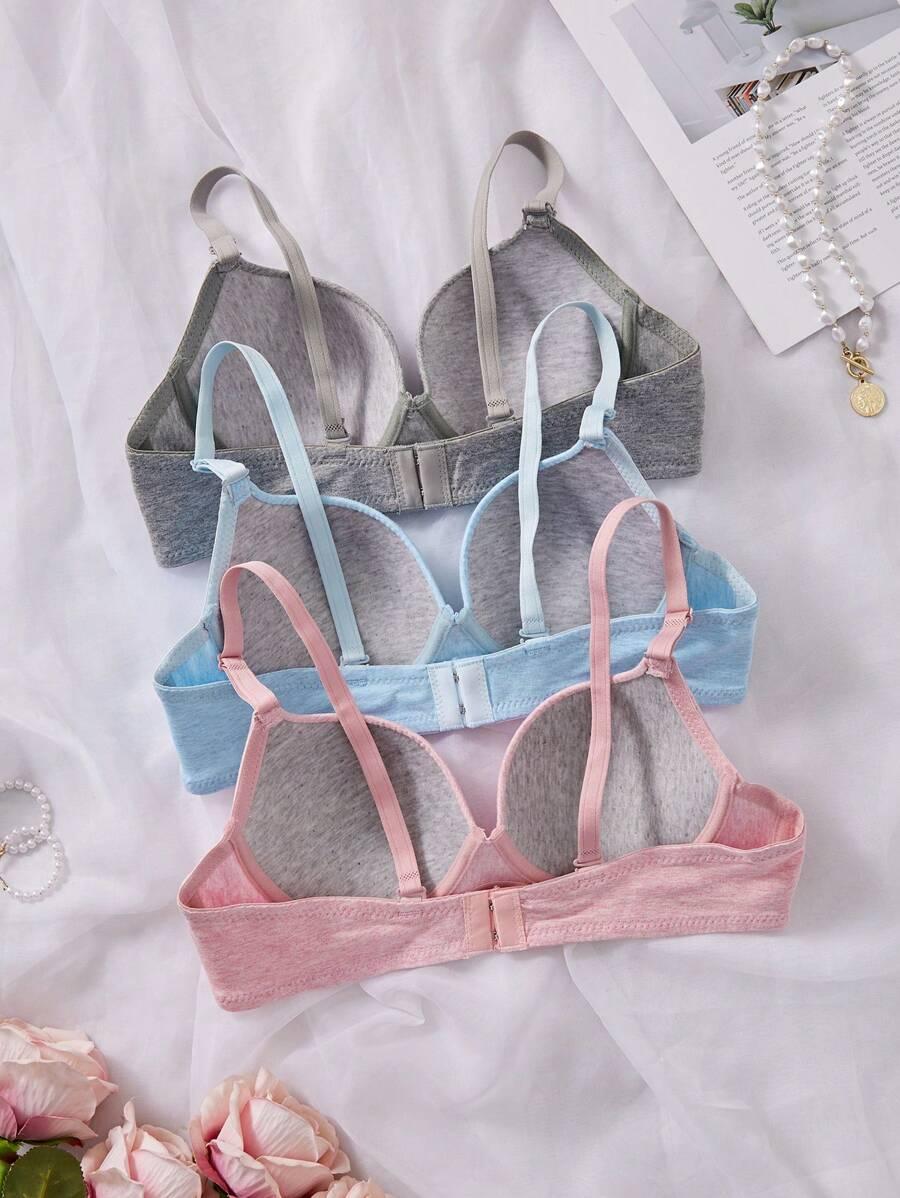 SHEIN BIUSTONOSZ MIĘKKI 3-PACK S06__L
