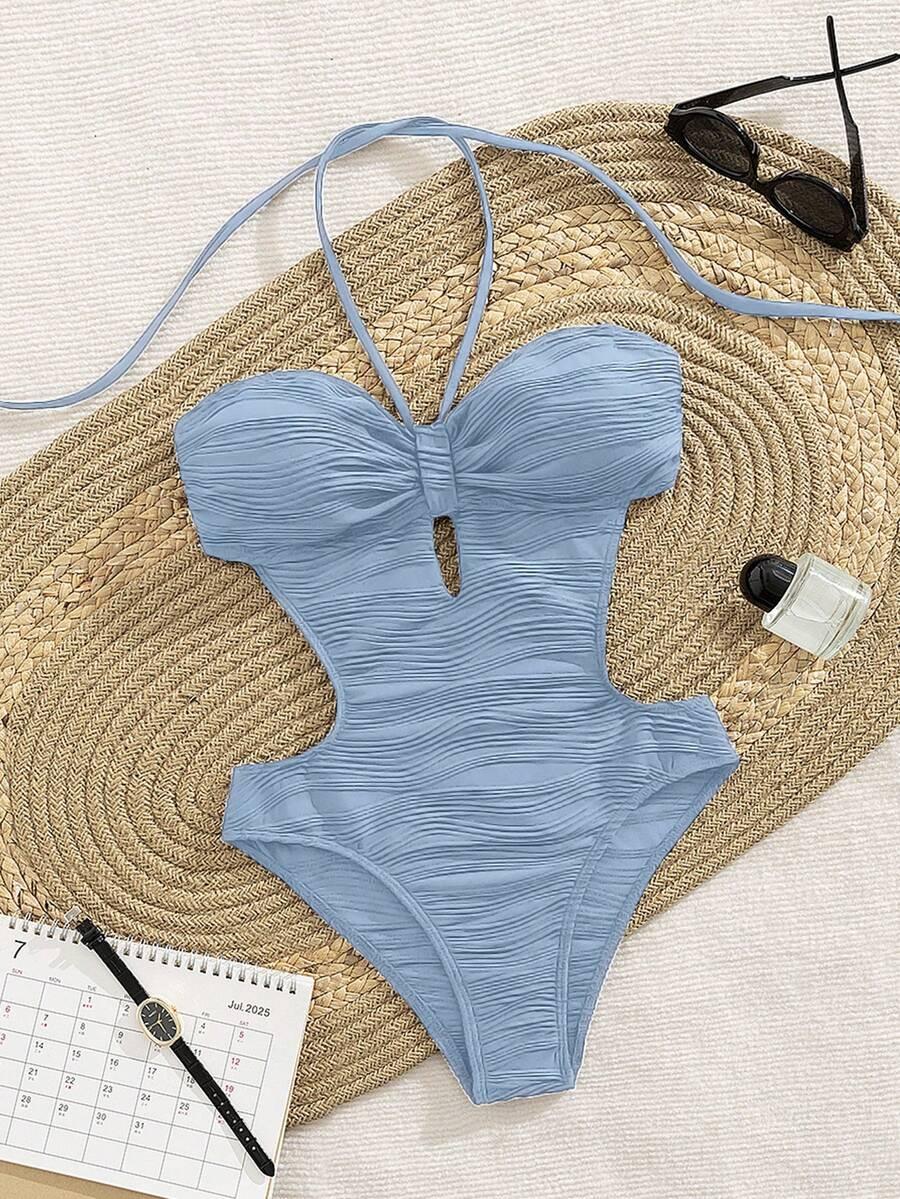 SHEIN JEDNOCZĘŚCIOWY STRÓJ KĄPIELOWY S09__S