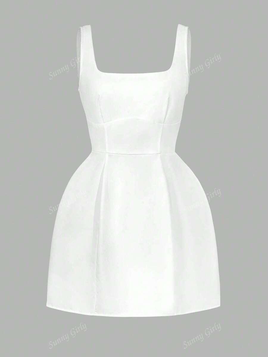 SHEIN BIAŁA MINI SUKIENKA S06__S