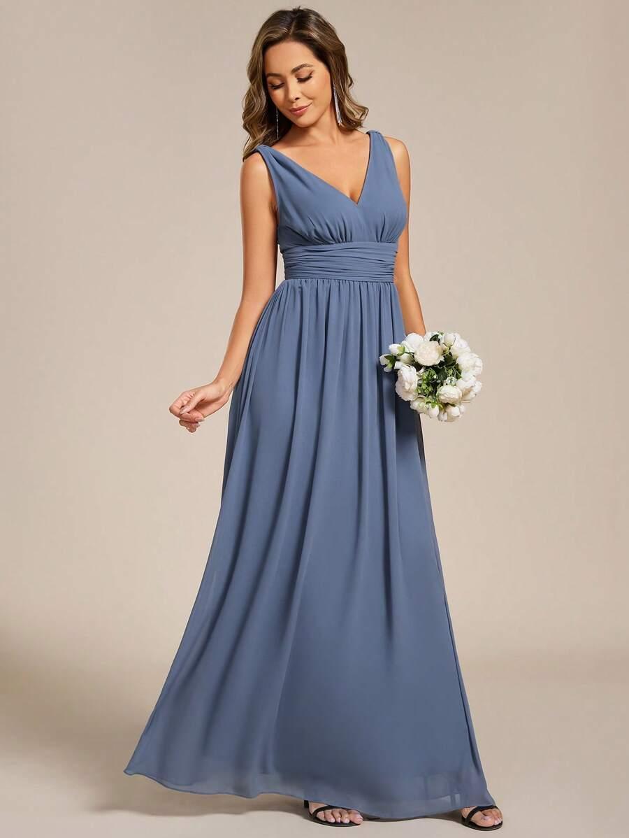 SHEIN NIEBIESKA MAXI SUKIENKA S06__XL