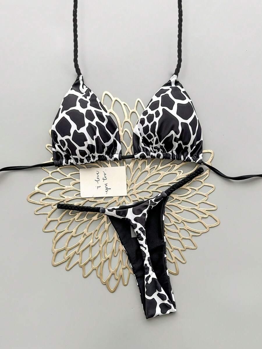 SHEIN DWUCZĘŚCIOWY STRÓJ KĄPIELOWY S09__S