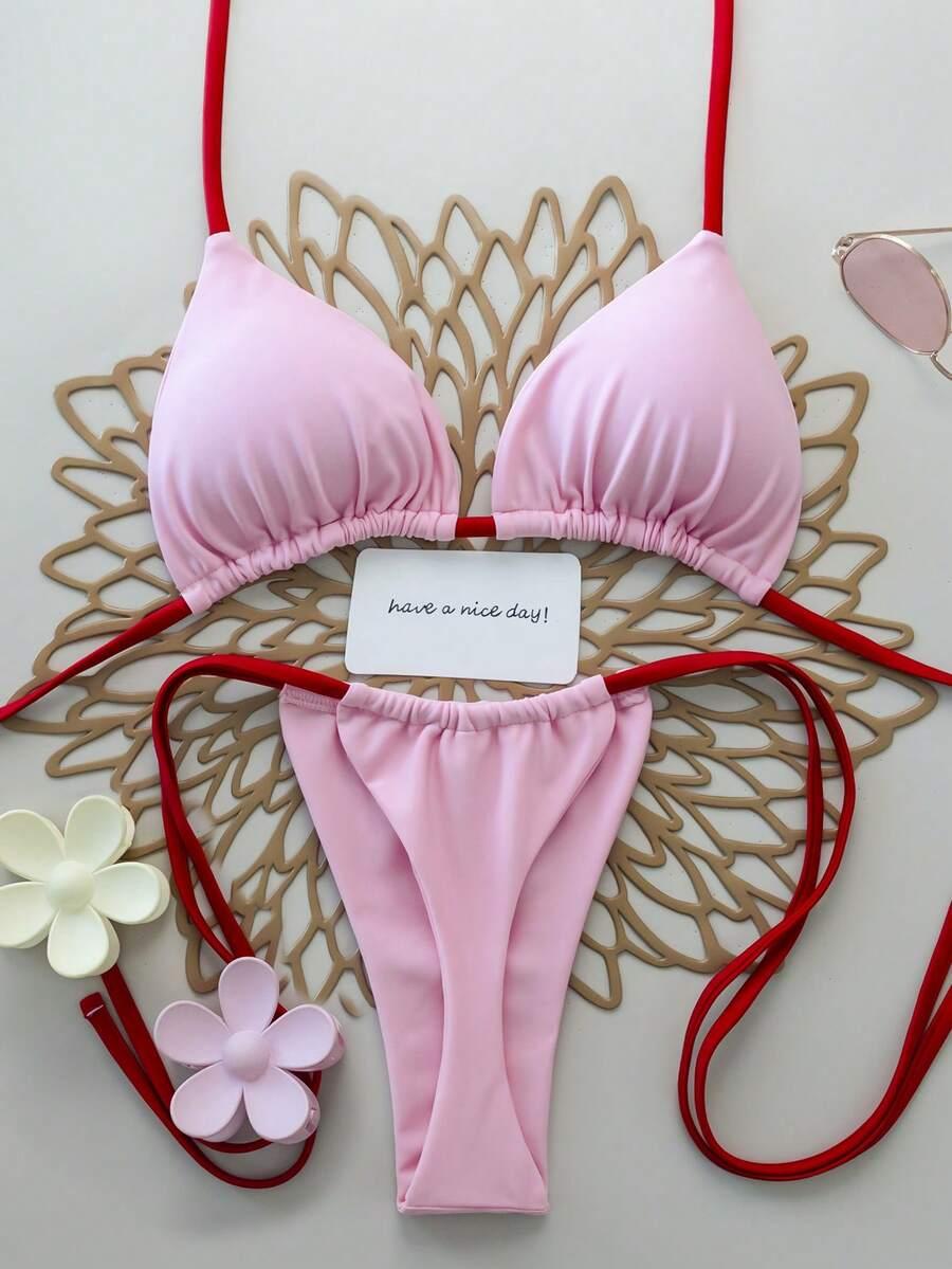 SHEIN DWUCZĘŚCIOWY STRÓJ KĄPIELOWY S09__XS