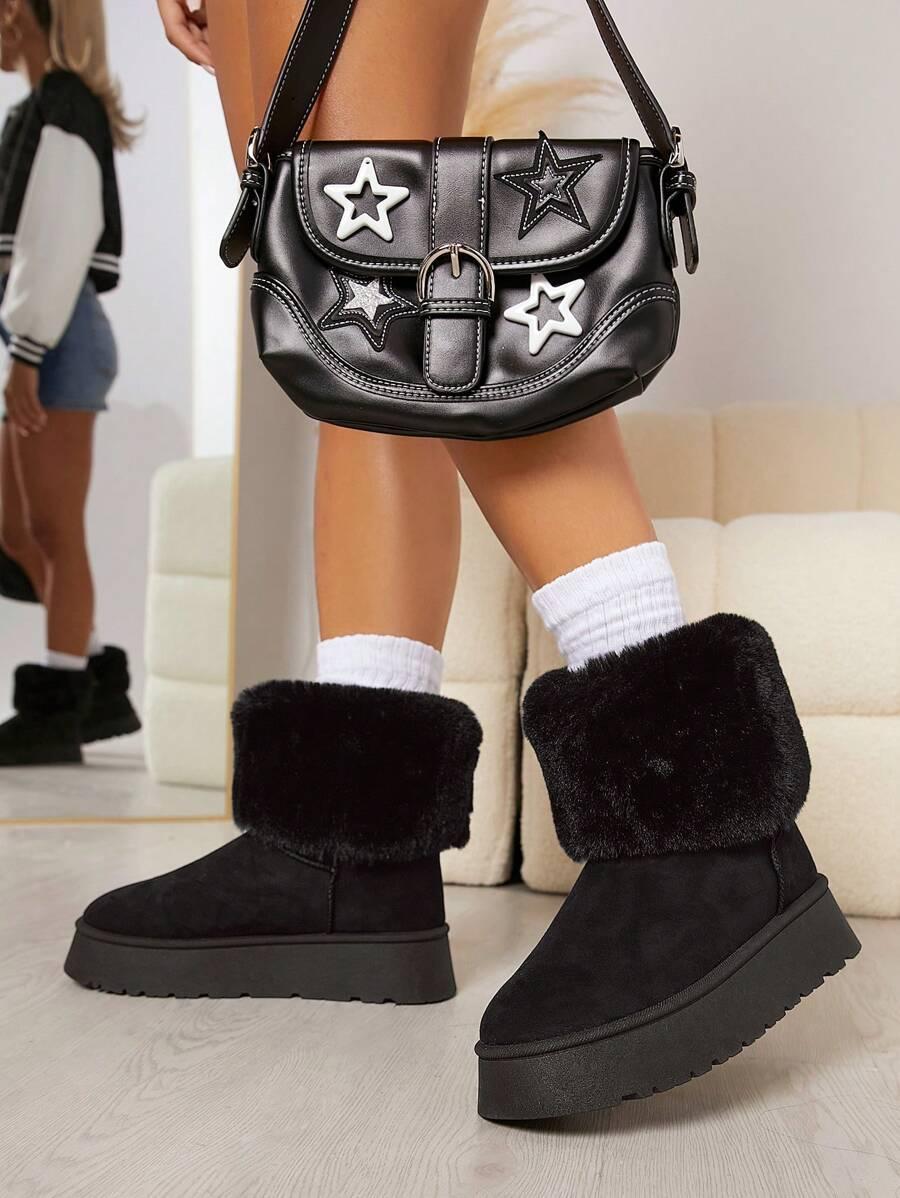 SHEIN CZARNE OCIEPLANE ŚNIEGOWCE W01__40