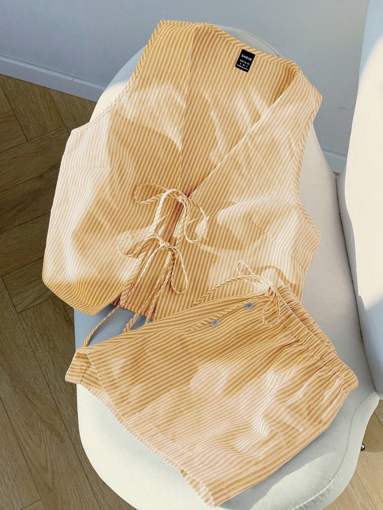SHEIN TOP SPODNIE KOMPLET PASKI S06__M