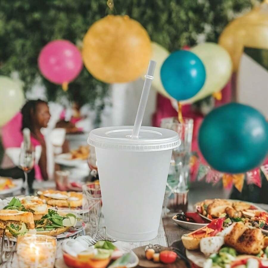 SHEIN KUBEK ZE SŁOMKĄ 4-PACK S07__