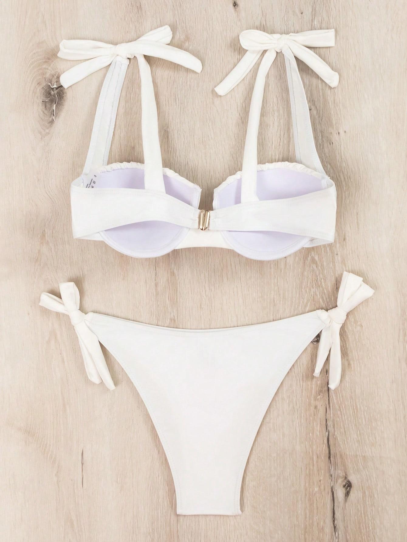 SHEIN DWUCZĘŚCIOWY STRÓJ KĄPIELOWY S09__XL