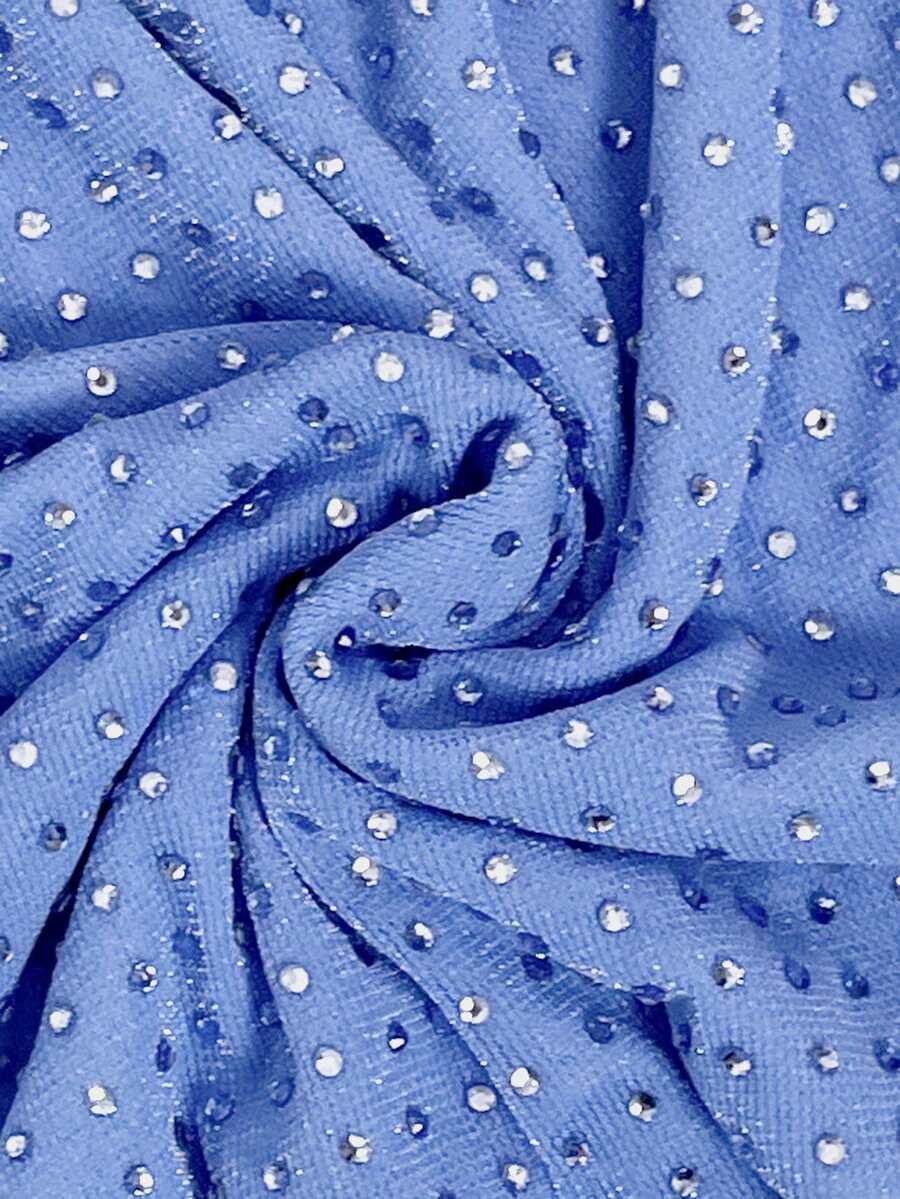 SHEIN NIEBIESKA MINI SUKIENKA S06__S