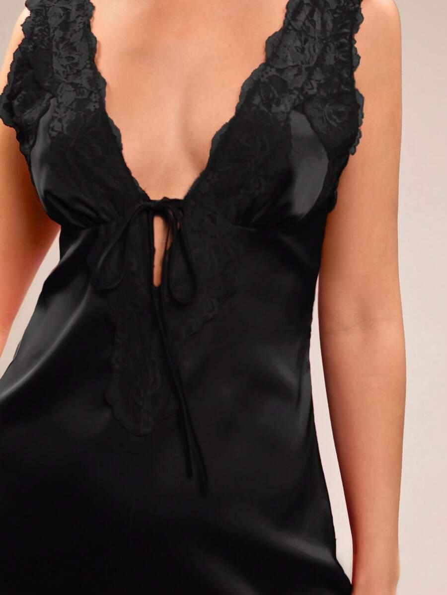 SHEIN CZARNA MINI SUKIENKA S06__S