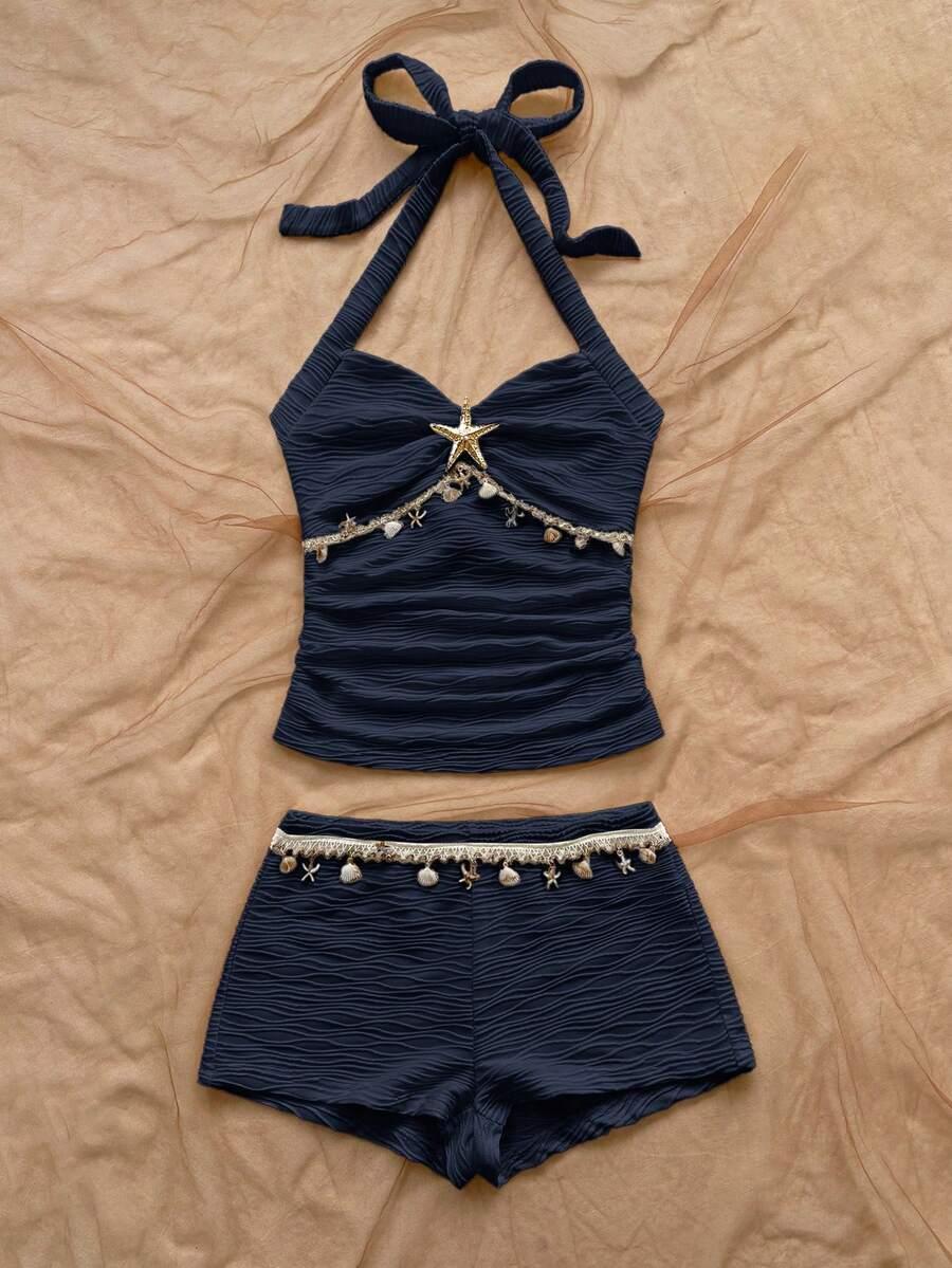 SHEIN KOMPLET TOP SPODENKI S09__XS