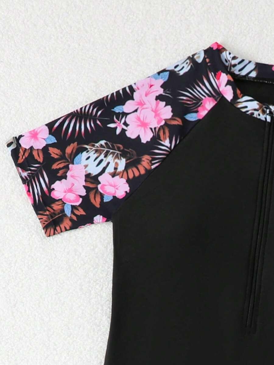 SHEIN JEDNOCZĘŚCIOWY STRÓJ KĄPIELOWY SPÓDNICA KOMPLET S09__158/164