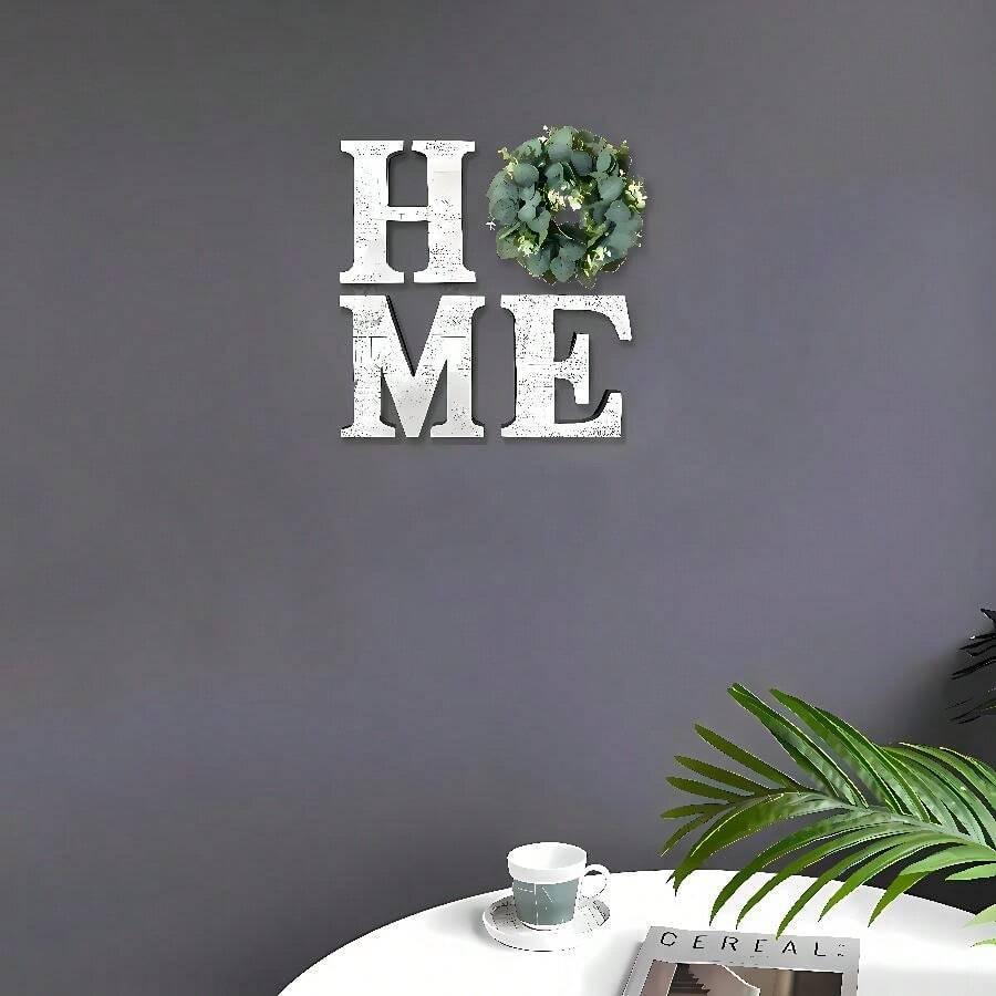 SHEIN OZDOBA ŚCIENNA NAPIS HOME S07__25X22,5
