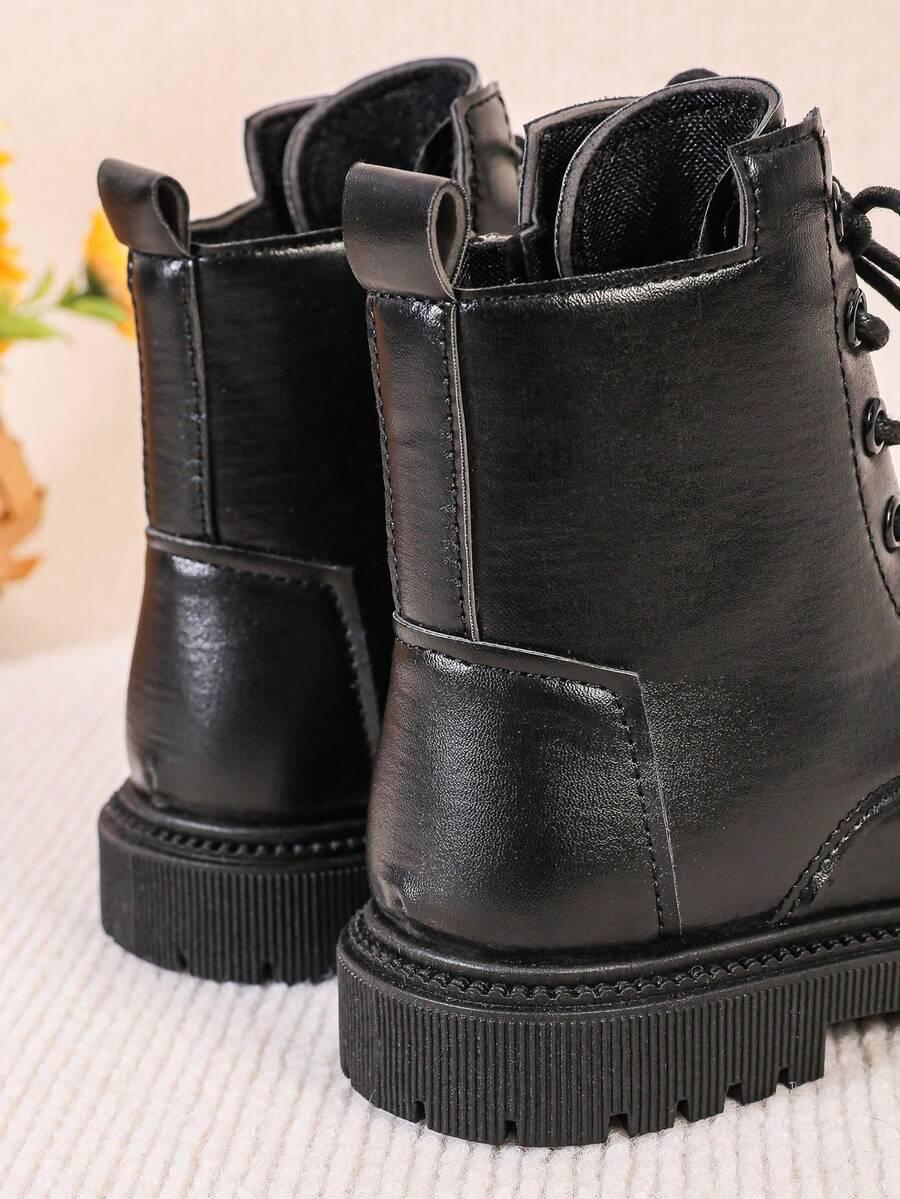 SHEIN CZARNE SZNUROWANE BOTKI W01__31
