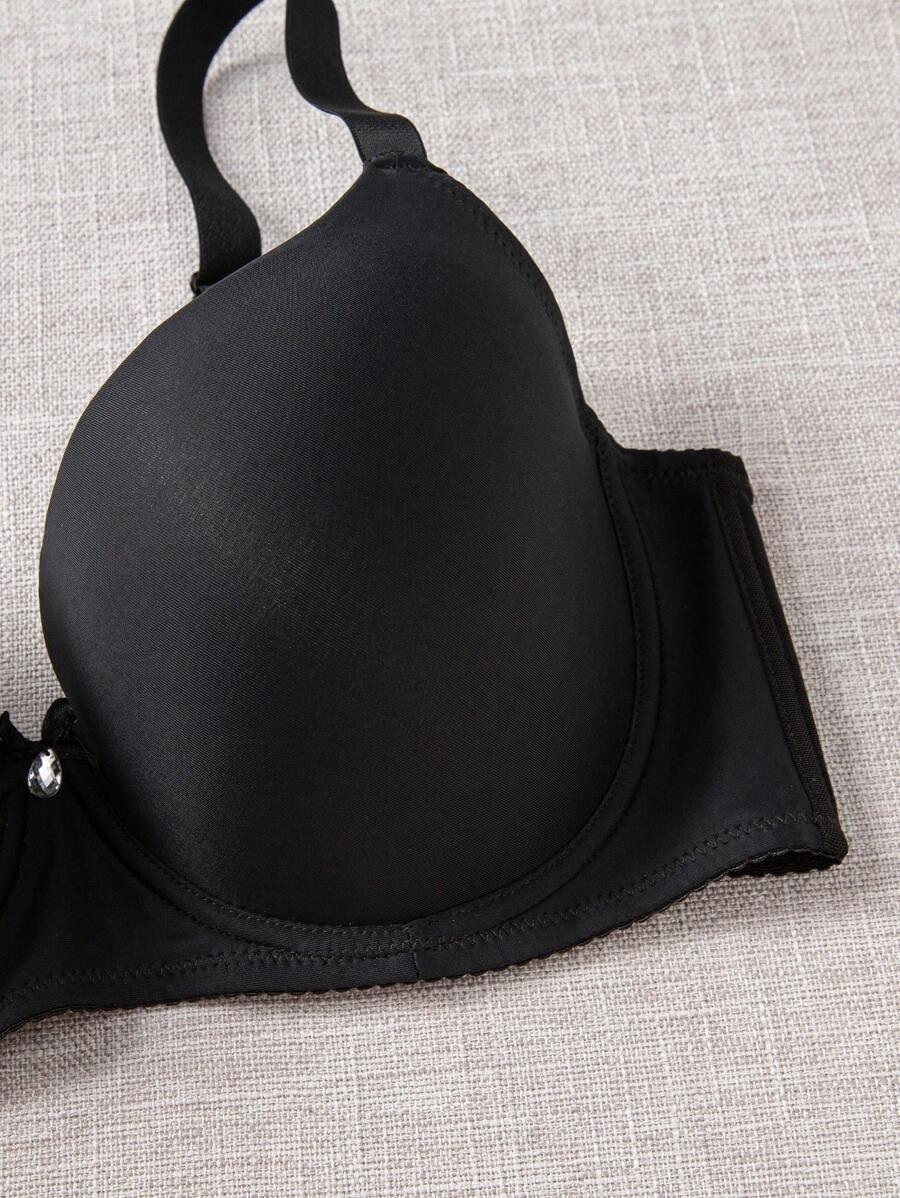 SHEIN CZARNY BIUSTONOSZ 2-PACK S06__85E