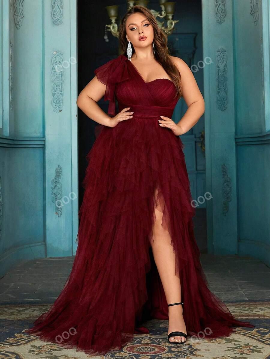 SHEIN BORDOWA MAXI SUKIENKA S06__50
