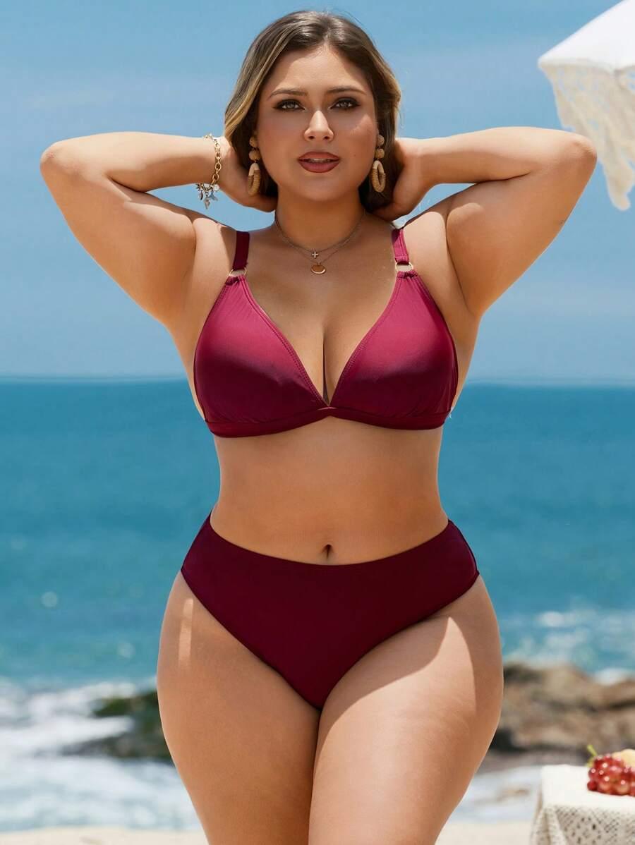 SHEIN DWUCZĘŚCIOWY STRÓJ KĄPIELOWY S09__XXL