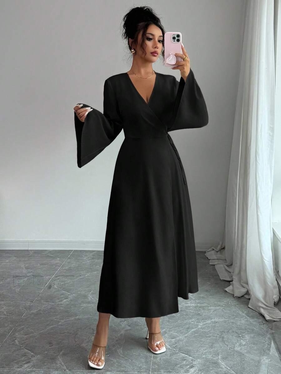 SHEIN SUKIENKA DŁUGI RĘKAW S06__L