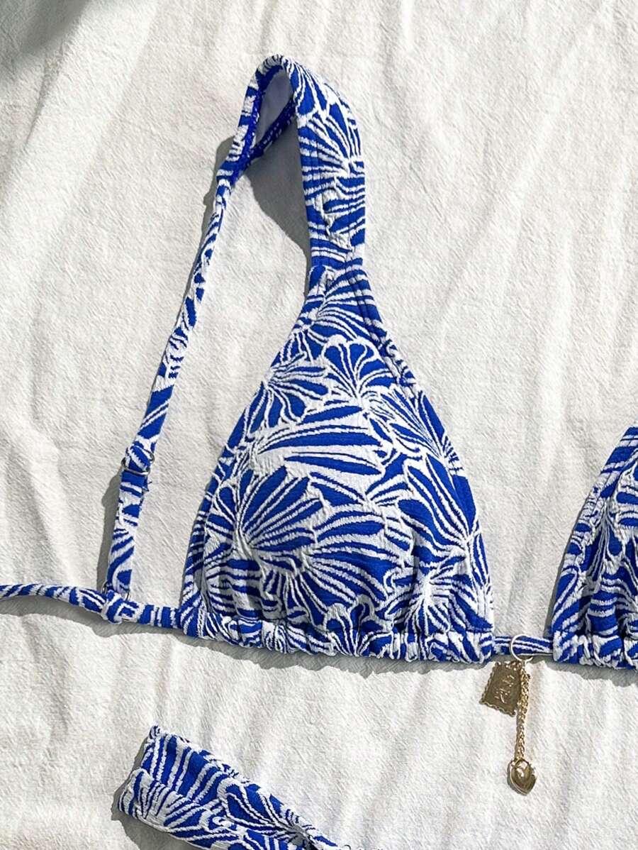 SHEIN DWUCZĘŚCIOWY STRÓJ KĄPIELOWY S09__L