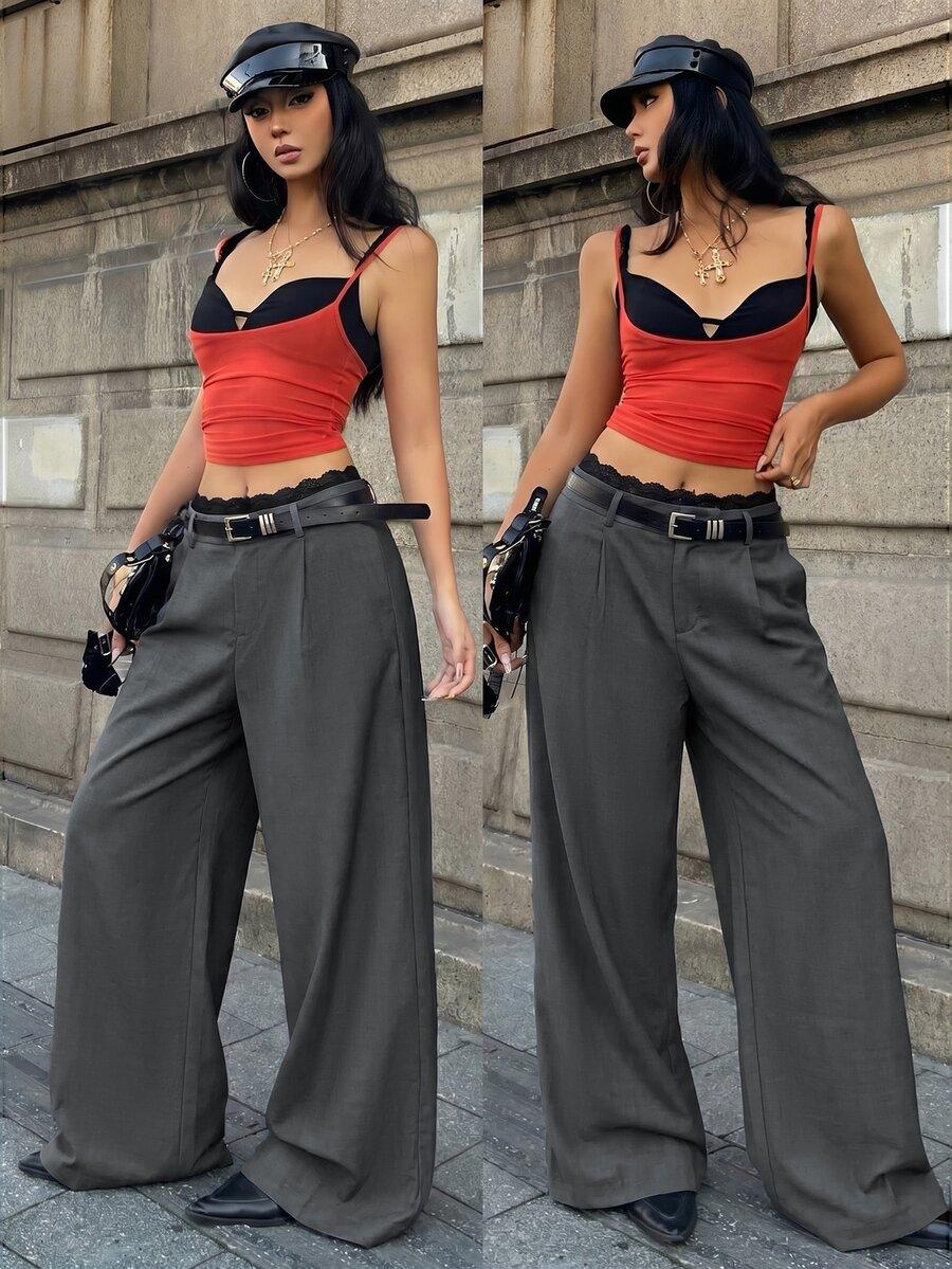 COOLANE SZARE SPODNIE CASUAL S06__M