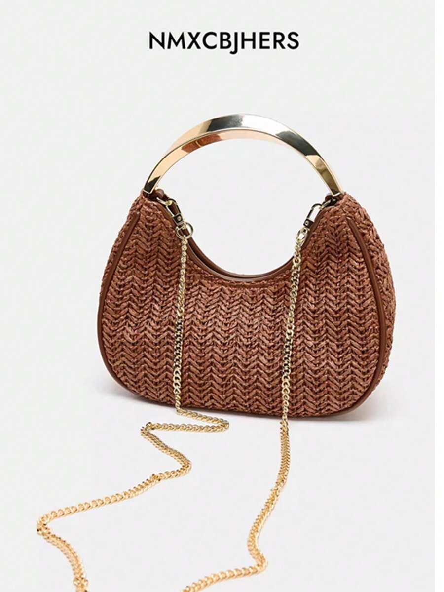 SHEIN BRĄZOWA TOREBKA NA RAMIĘ S07__26X20