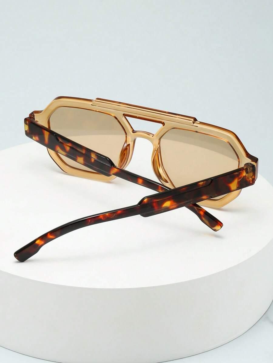 SHEIN OKULARY PRZECIWSŁONECZNE ANIMAL PRINT S07