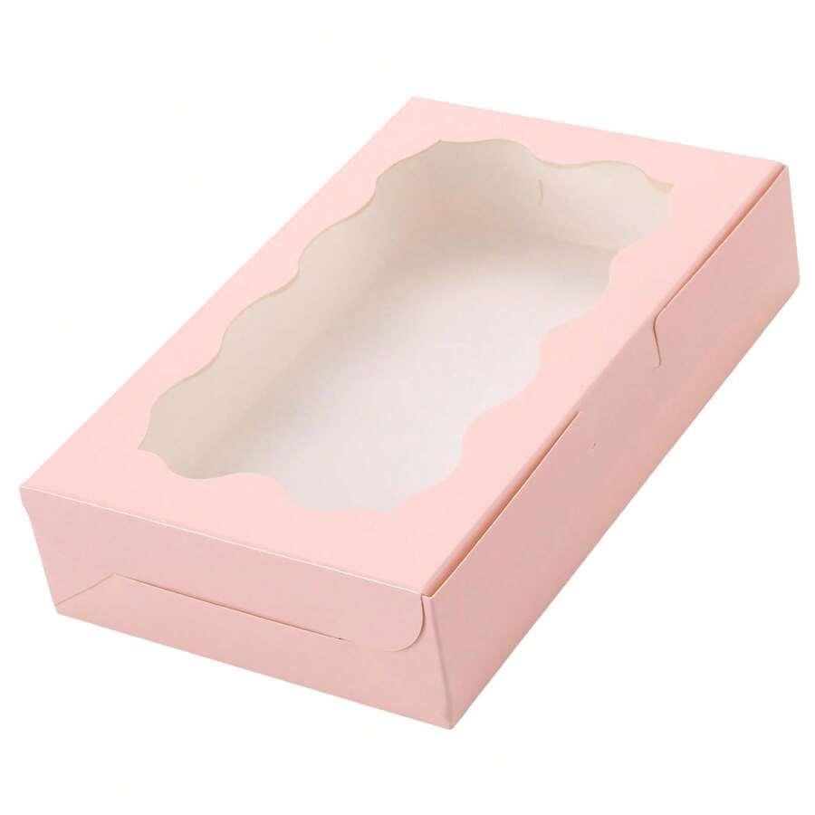 SHEIN RÓŻOWE PUDEŁKA NA WYPIEKI 12 SZTUK S07__7X5X13,5