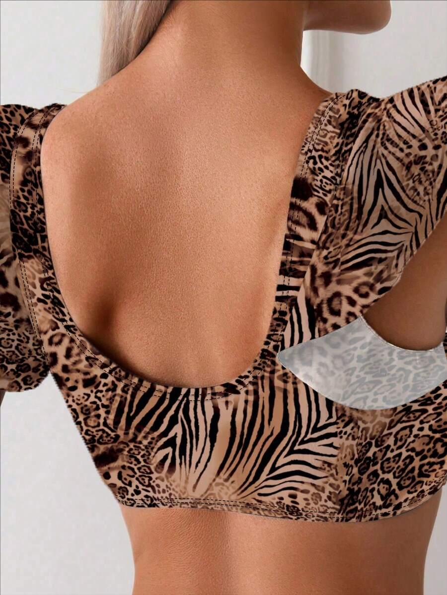 SHEIN DWUCZĘŚCIOWY STRÓJ KĄPIELOWY S09__L
