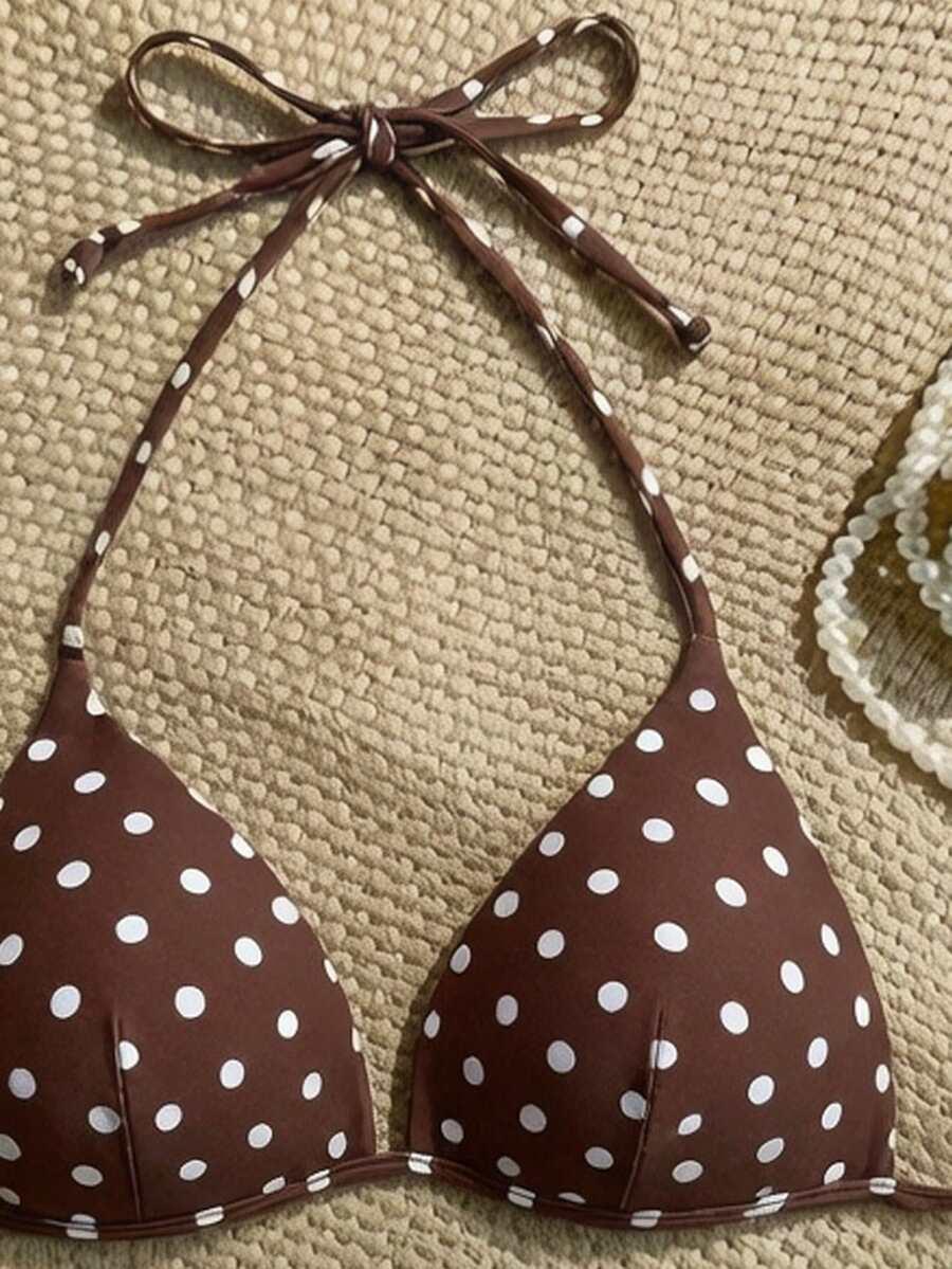 SWIM VCAY GÓRA OD BIKINI WZÓR GROSZKI S09__M