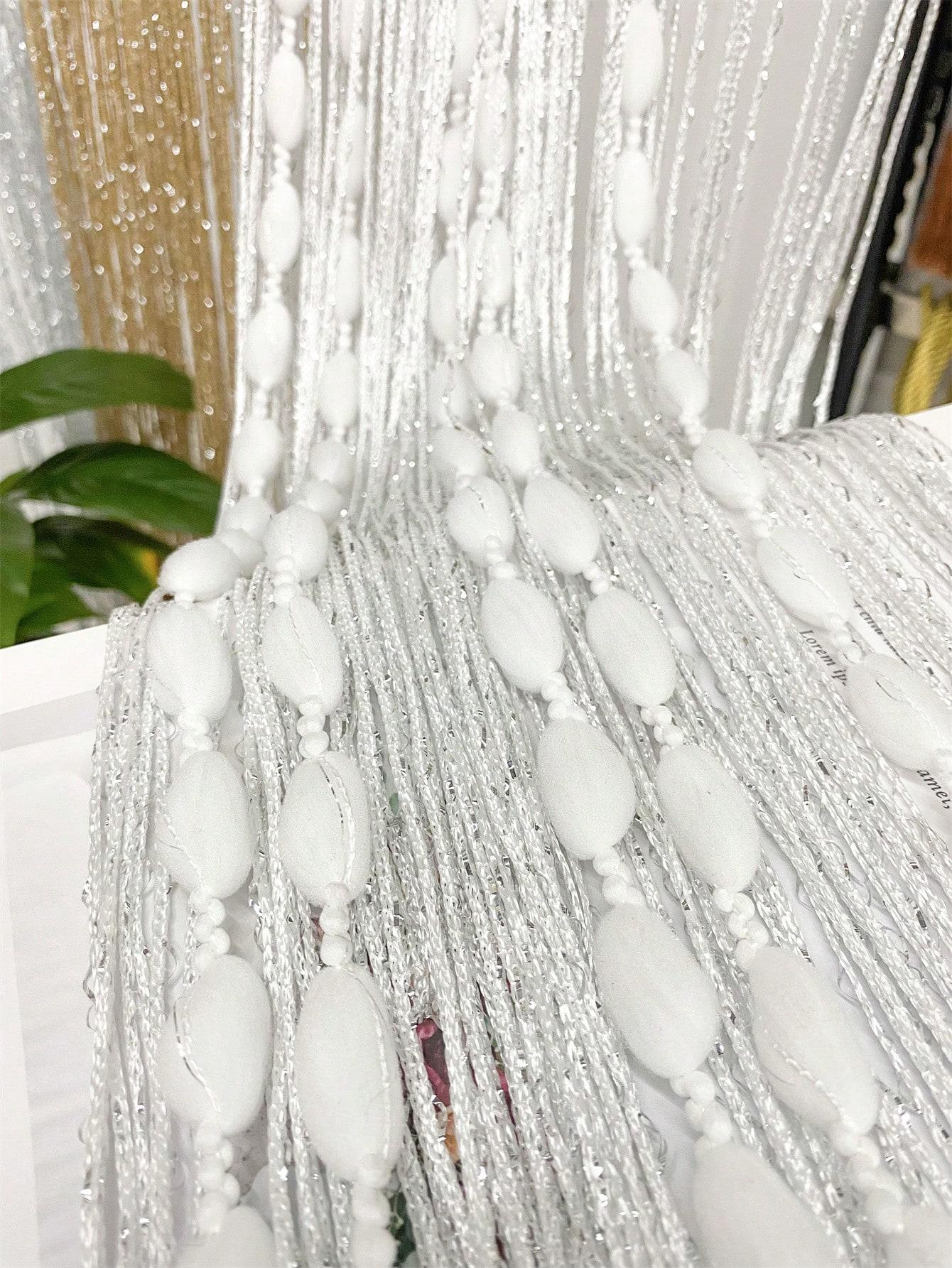 SHEIN ZASŁONA ZDOBIENIE FRĘDZLE S07__100X200