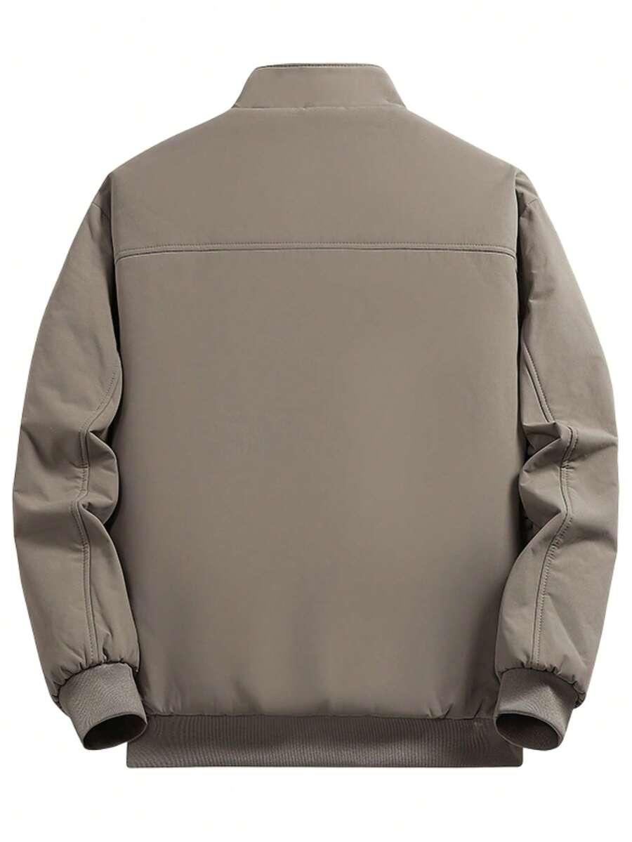 SHEIN GRANATOWA KURTKA ZAMEK W01__4XL