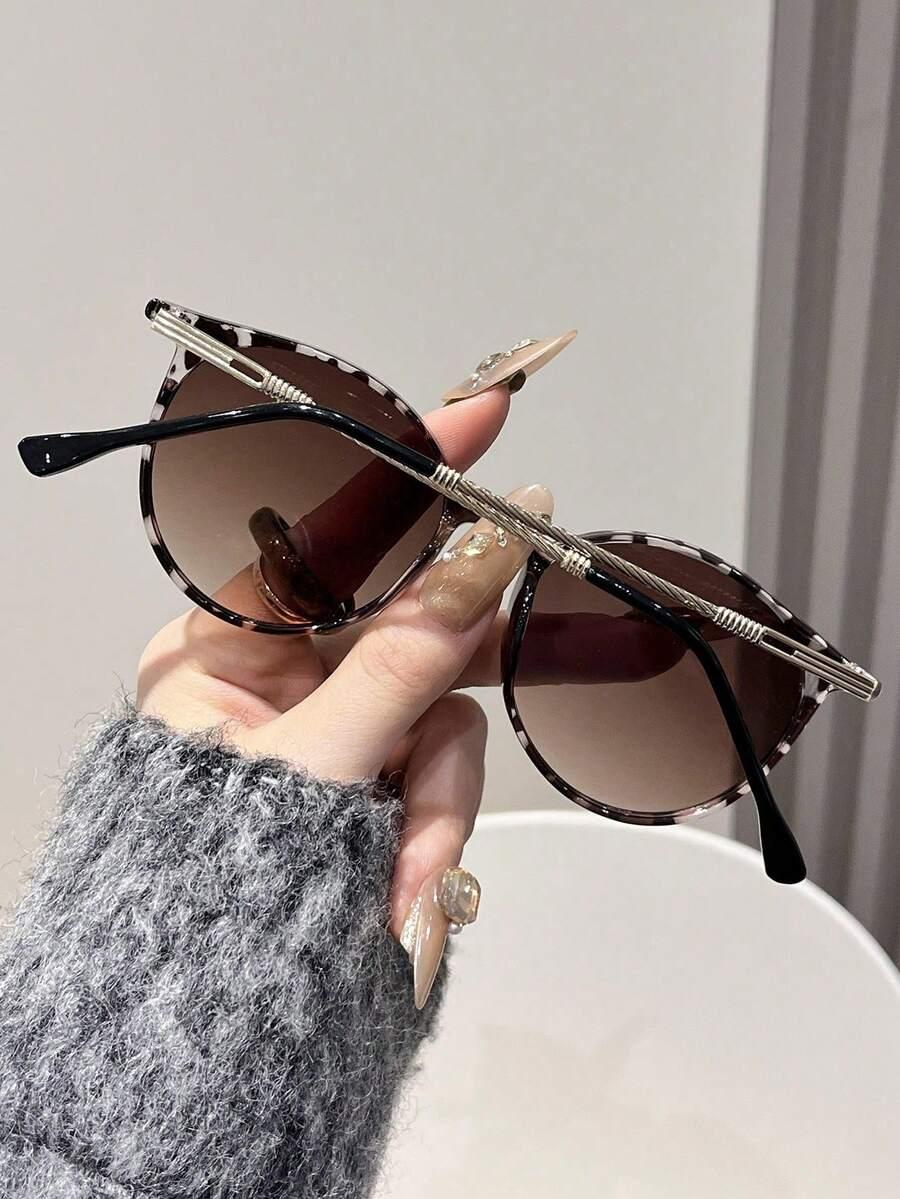SHEIN OKULARY PRZECIWSŁONECZNE ANIMAL PRINT S07