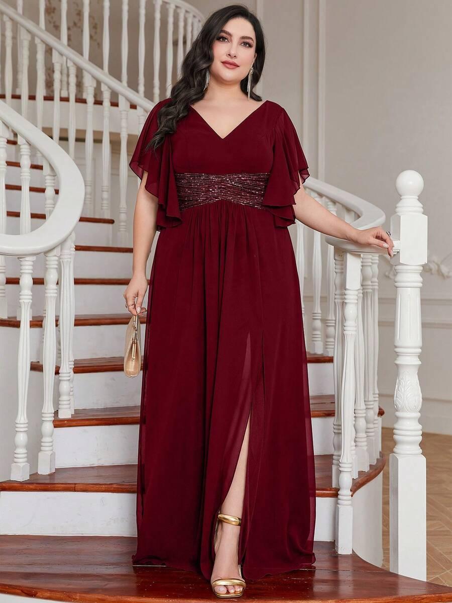 UNITHORSE CZERWONA MAXI SUKIENKA S06__50
