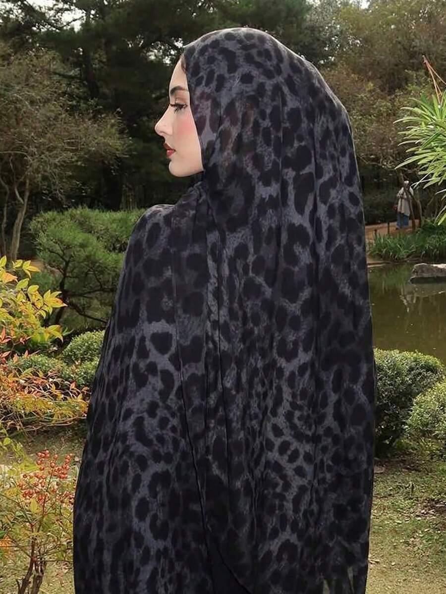SHEIN CHUSTA NA GŁOWĘ ANIMAL PRINT S07
