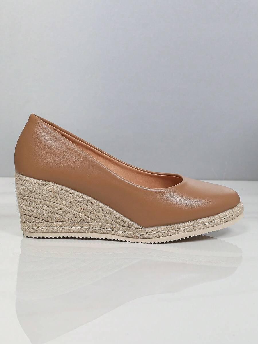 SHEIN BRĄZOWE CZÓŁENKA IMITACJA SKÓRY S06__39,5